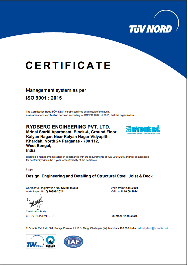 ISO Certification Rydberg Engineering LLC